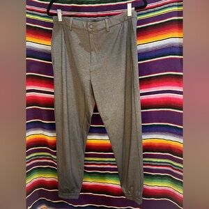 UNWLO athletica gray cuffed dress pants